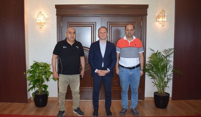Erzin’de Esnaflardan Kaymakam Akpınar’a Ziyaret