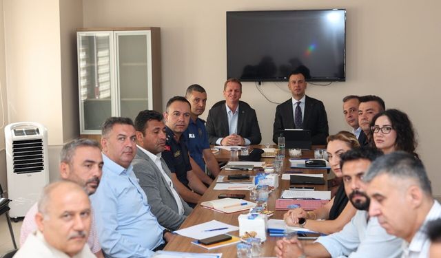 Gülnar'da 'İlçe İdare Şube Başkanları Toplantısı' yapıldı