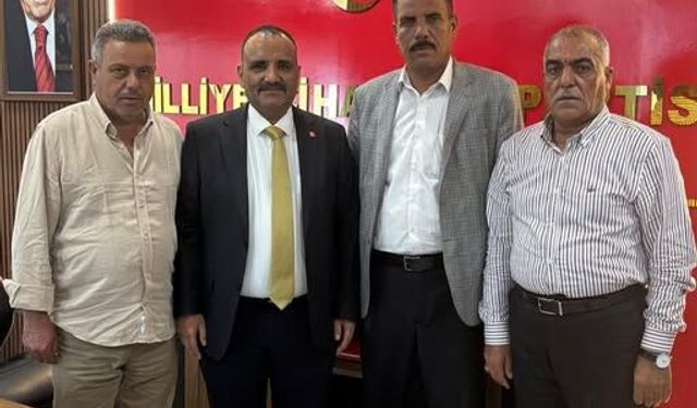 Halil Koçer'den MHP Ceylanpınar'a Ziyaret