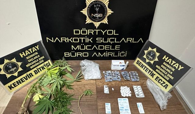 Hatay'da uyuşturucu operasyonunda 3 şüpheli yakalandı