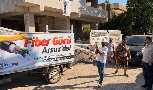 İremnet'ten Arsuz'a Fiber Hamlesi: 3. Etapta Sona Gelindi