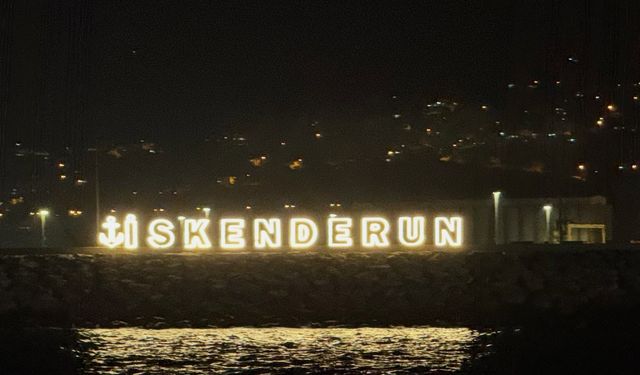 İskenderun Geceleri Işıkları ve Manzarasıyla Büyülüyor