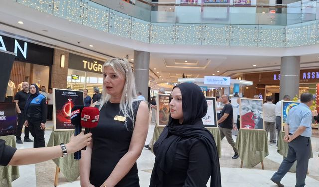 15 Temmuz Ruhu Öğrencilerin Eserleriyle Sergiye Taşındı