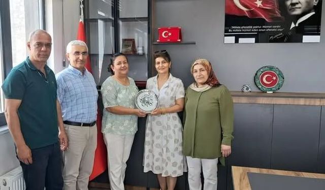 Karacaoğlan MTAL’den Müdür Aksay’a Ziyaret