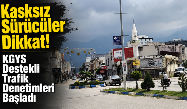 Kasksız Sürücüler Dikkat! KGYS Destekli Trafik Denetimleri Başladı