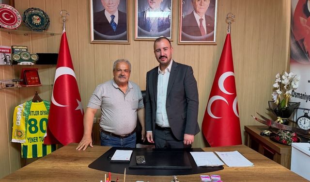Mevlüt Ezer'den MHP Merkez İlçe'ye Anlamlı Ziyaret