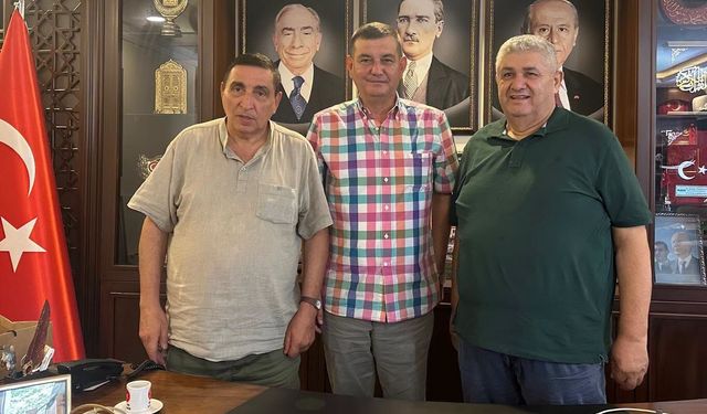 MHP Alanya İlçe Başkanı Mustafa Türkdoğan'a Ziyaret