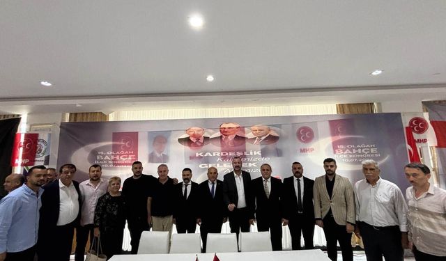MHP Bahçe İlçe Başkanlığına Ahmet Kılıç Seçildi