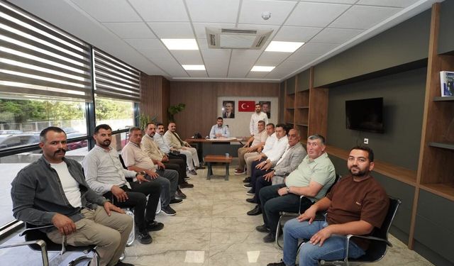 MHP Ceylanpınar'dan AK Parti Mardin İl Başkanlığı'na Ziyaret