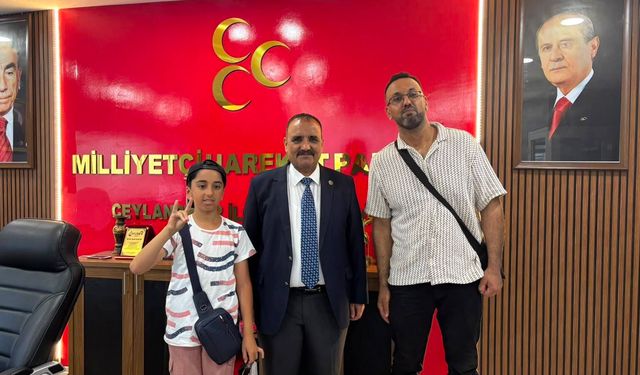 MHP Ceylanpınar’da Halil Tetik’e Hayırlı Olsun Ziyareti