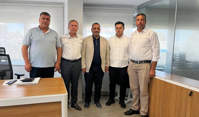 MHP Ceylanpınar'dan Ziraat Bankası Müdürüne Ziyaret