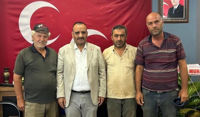 Osmaniye Heyeti MHP Ceylanpınar İlçe Başkanlığını Ziyaret Etti