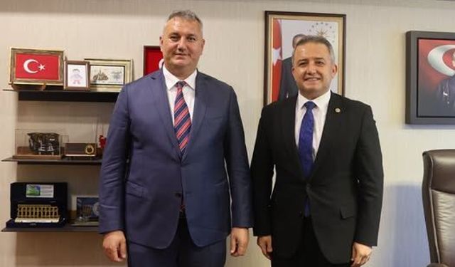 Başkan İba, İsa Mesih Şahin'le Bir Araya Geldi