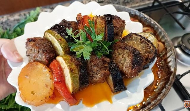 Osmaniye Mutfağına Yakışan Fırında Sebzeli Köfte Dizmesi