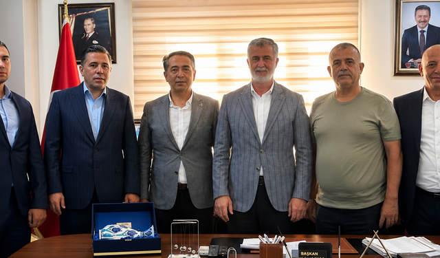 TŞÖF Heyetinden Başkam Kara'ya Ziyaret
