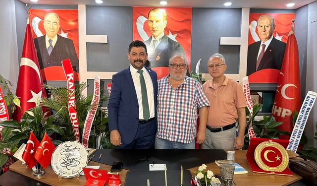 MHP Dörtyol İlçe Başkanlığına Hasan Dolaz'dan Hayırlı Olsun Ziyareti