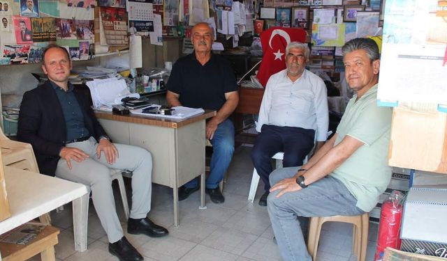 Erzin Kaymakamı Yunus Emre Akpınar Muhtarı Ziyaret Etti