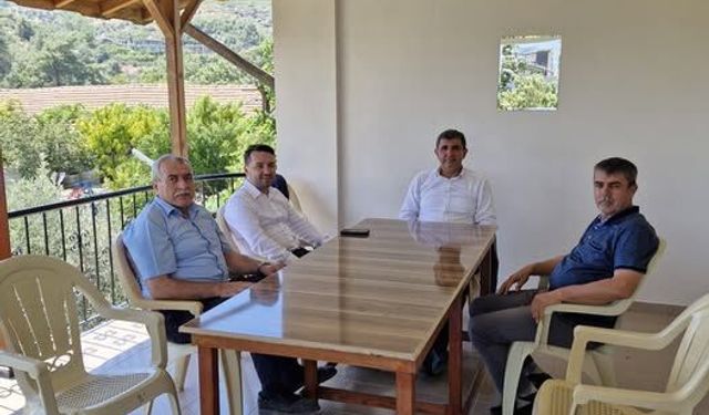 AK Parti Heyetinden Kisecik Mahalle Muhtarı Özaydın'a Ziyaret