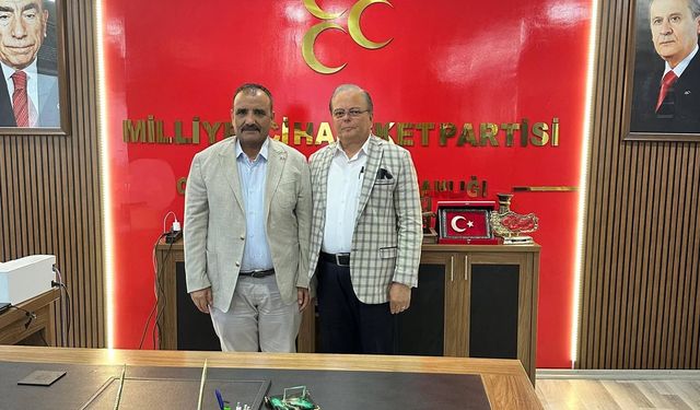 MHP Ceylanpınar İlçe Başkanı Halil Tetik’e Ziyaret