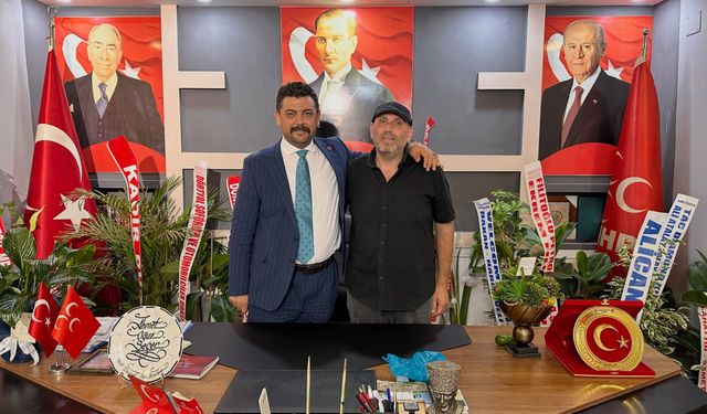 Okul Arkadaşı Naci’den MHP’li Seçer’e Ziyaret