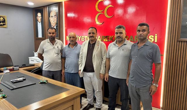 MHP Ceylanpınar İlçe Başkanı Tetik’e hayırlı olsun