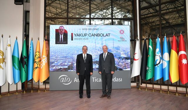 Ankara Valisi Canbolat’tan ATO Başkanı Baran’a Ziyaret