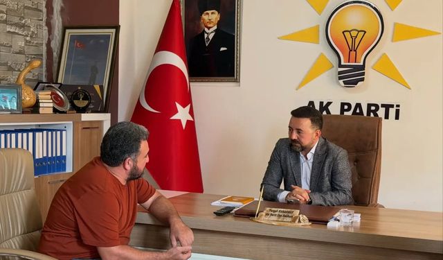 Ali Sümbül’den AK Parti Düziçi Başkanı Kararmaz’a Ziyaret
