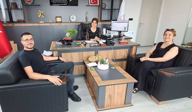 Düziçi’nde İlçe Milli Eğitim Müdürü Aksay’a Ziyaret