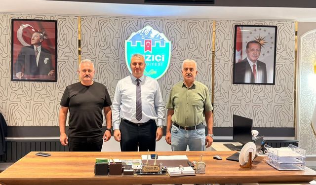 Düziçili Eski Başkanlar Öner ve Öztürk’ten İba’ya Ziyaret