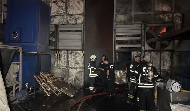 Adana'da bir fabrikada çıkan yangın kontrol altına alındı