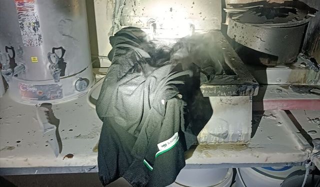 Alanya'da restoranın mutfağında çıkan yangın söndürüldü
