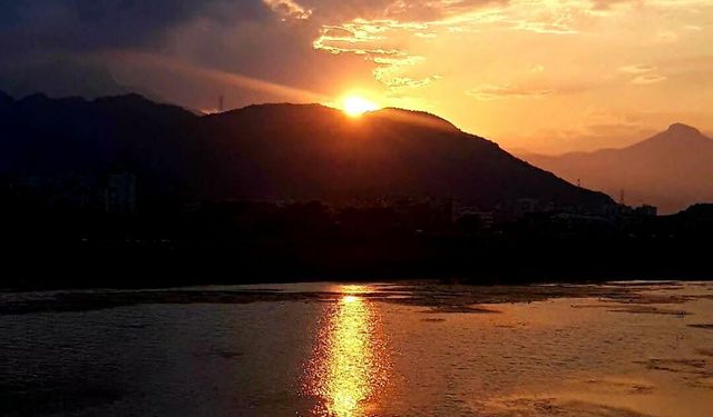 Boğaçayı’nda Gün Batımı Büyüledi