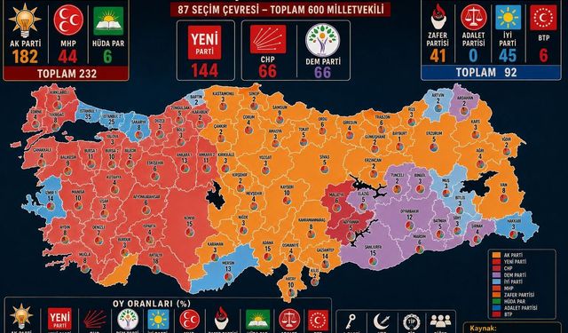 Bugün Seçim Olsa Meclis Tablosu Nasıl Şekillenir?