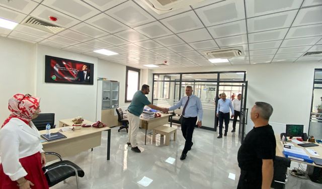 Düziçi’de Başkan İba’dan Belediye Birimlerine Ziyaret