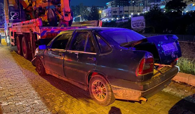 Düziçi’nde Trafik Kazası Sürücü Yaralandı