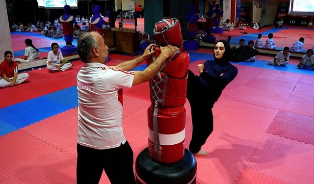 Ispartalı milli tekvandocu Nazike Nur Yazıcı'nın hedefi Dünya Şampiyonası'nda kürsü