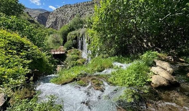 Kayseri’nin Saklı Cenneti! Yeşilköy Şelalesi Büyülüyor