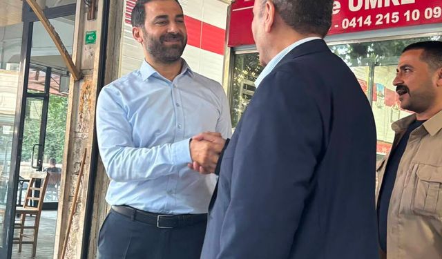 MHP Ceylanpınar İlçe Başkanı Halil Tetik'ten Geçmiş Olsun Ziyareti
