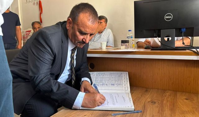 MHP Ceylanpınar İlçe Teşkilatı Mazbatasını Aldı