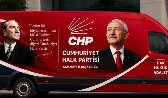Tekerek "CHP'nin Seçim Aracı Yeni Kimliğine Kavuşuyor"