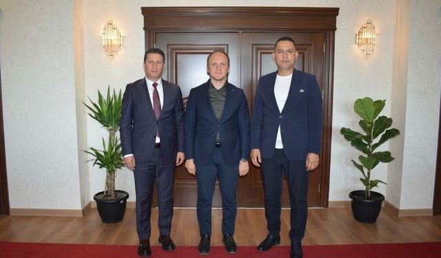 OSB Müdürleri Erzin Kaymakamı Akpınar’ı Ziyaret Etti