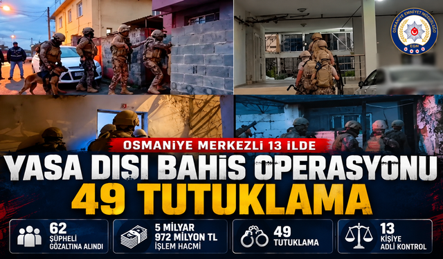 Osmaniye’den 13 İle Uzanan Siber Operasyon