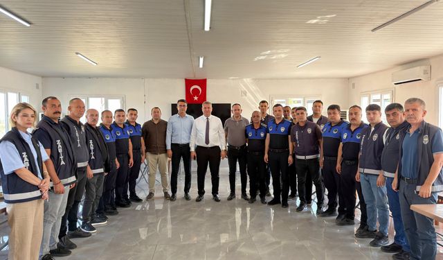 Davut Ala ve Zabıta Ekibi Zabıta Haftası’nda Buluştu