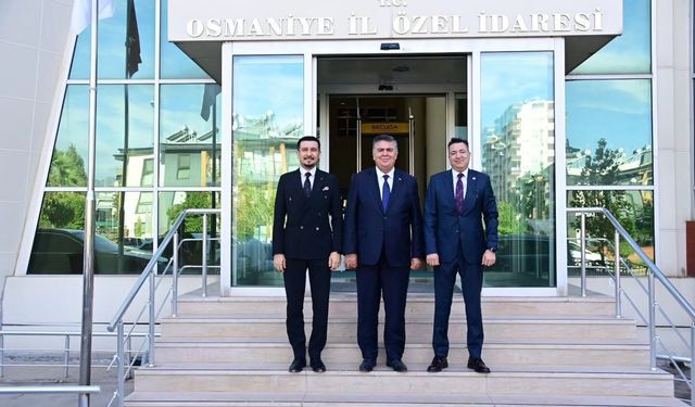 Osmaniye’de Rektör Uzun’dan Meclis Başkanı Cavit’e Ziyaret
