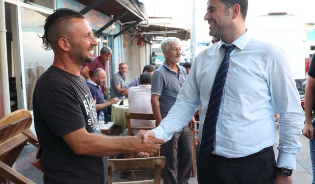 Akdeniz Kaymakamı ve Belediye Başkan Vekili Beşikci vatandaşlarla buluştu