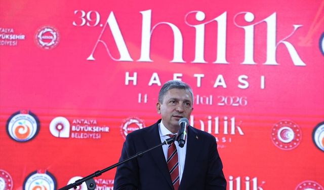Antalya'da Ahilik Haftası kutlandı