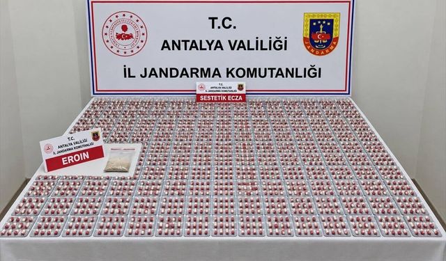 Antalya'da uyuşturucu operasyonunda 2 şüpheli yakalandı