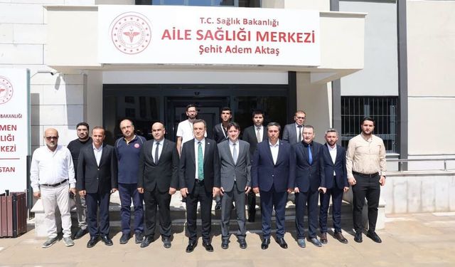 Elbistan’daki Birinci Basamak Sağlık Yatırımları İncelendi
