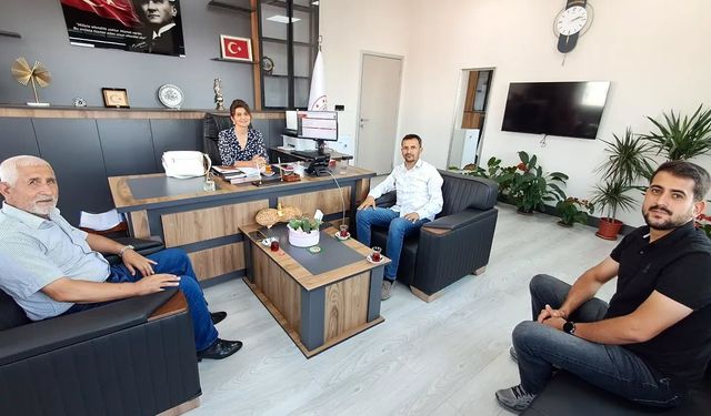 Düziçi İlçe Milli Eğitim Müdürü Elif Aksay’a Ziyaret