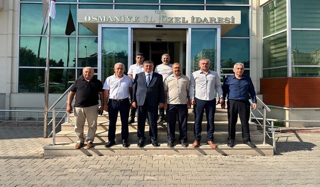Toprakkale Muhtarlarından Meclis Başkanı Cavit’e Ziyaret